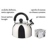 Bollitore in acciaio con fischio Albergo 4 litri