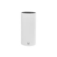 Ceppo per coltelli in polipropilene bianco cm 11x22