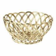 Cestino tondo oro cm 19