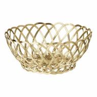 Cestino tondo oro cm 25