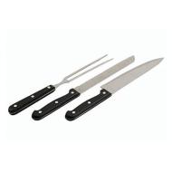 Set 3 pezzi coltello pane coltello cucina e forchettone