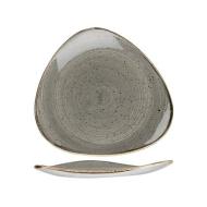 Piatto Triangolare Stonecast Peppercorn Grey cm 31