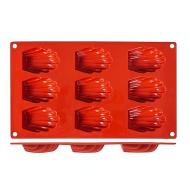 Stampo in silicone per madeleine 9 posti Formaflex