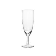 Set 18 calici vetro trasparente flute 16 cl