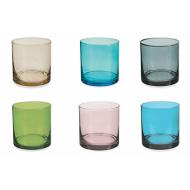 Set 6 bicchieri acqua colorati Cromia
