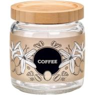 Barattolo caffè Giara in vetro con tappo in bambù