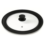 Coperchio Black multi diametro con foro vapore cm 16-18-20