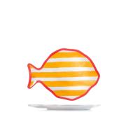 Set 3 piatti in melamina Marea pesce cm 28