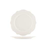 Set 6 piatti piani festonati Blanc cm 27