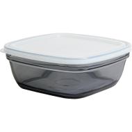 Contenitore quadrato Freshbox grigio cm 17