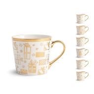Set 12 tazze mug Gold & Joy