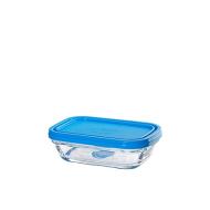 Contenitore rettangolare in vetro con coperchio Freshbox