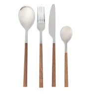 Set 24 posate in acciaio Oslo finitura lucida