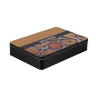 Scatola in latta per biscotti rettangolare cm 26x19x5