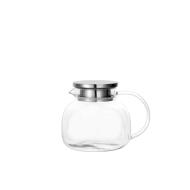 Brocca in vetro borosilicato con tappo e filtro inox 1,2 litri