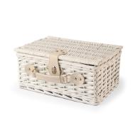 Cestino Picnic 2 persone bianco panna cm 36x26x16