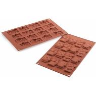 Stampo cioccolatini Winter Choco 16 posti