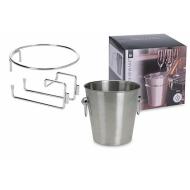 Secchiello champagne in acciaio inox con supporto cm 22