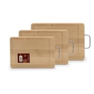 Tagliere in legno di faggio con manico inox cm 40x24