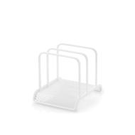 Porta taglieri in ferro bianco Loft cm 12x10x10