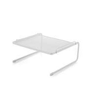 Tavolino vassoio colazione a letto in ferro bianco Loft cm 21x21,5x10