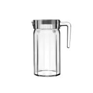 Brocca in vetro con tappo in plastica grigio Kosem 1,4 litri