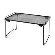 Tavolino vassoio colazione a letto pieghevole in ferro nero Loft cm 37x24x20