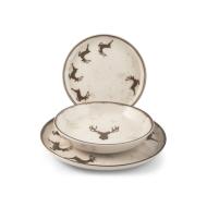 Servizio piatti in stoneware 12 pezzi Wild Mocha