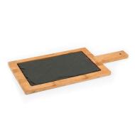 Tagliere Bamboo e Ardesia cm 19x42 Alessandro Borghese