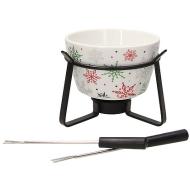 Set fonduta con 2 forchettine Claus