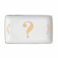Vaschetta rettangolare in porcellana lettera ?