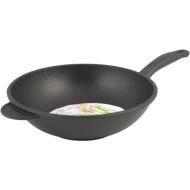Wok in allumino antiaderente AntikArs Grandchef cm 28