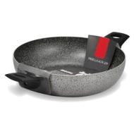 Padella alta a due manici in alluminio antiaderente Janet cm 28