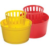 Scola posate in plastica (colori assortiti)