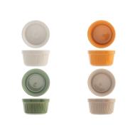 Ramequin in ceramica cm 9x5 1 pezzo (colori assortiti)