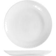Set 6 piatti frutta in vetro opale bianco Pampille cm 19