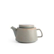 Teiera in stoneware grigio con filtro 1,1 litri