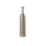Vaso in alluminio finitura argento Chennai cm 17x75