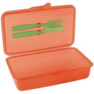 Lunchbox con posate (colori assortiti)