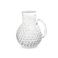 Brocca in vetro trasparente Bubble 2,3 litri