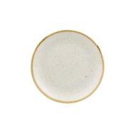 Piatto Piano Stonecast Barley White cm 22