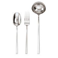 Set posate a servire Linea Q in acciaio inox 3 pezzi