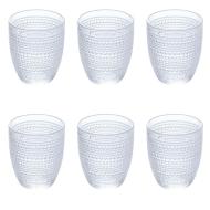 Set 6 bicchieri Roma trasparente cl 32,5