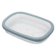 Contenitore per alimenti Barocco 1,5 litri azzurro