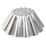 Stampo festonato in alluminio per budino cm 20