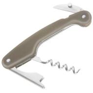 Levatappi tascabile con tagliacasule e impugnatura soft