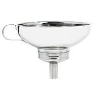 Imbuto in acciaio inox con collo svitabile e filtro