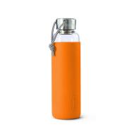 Glass Water Bottle arancione