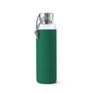 Glass Water Bottle turchese