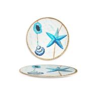 Vassoio tondo in melamina Marine cm 41